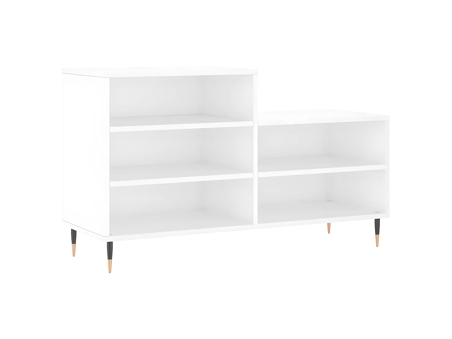 Meuble à chaussures Blanc 102x36x60 cm Bois d'ingénierie WVGQ7161