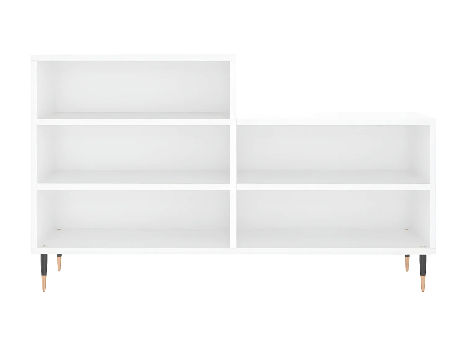 Meuble à chaussures Blanc 102x36x60 cm Bois d'ingénierie WVGQ7161