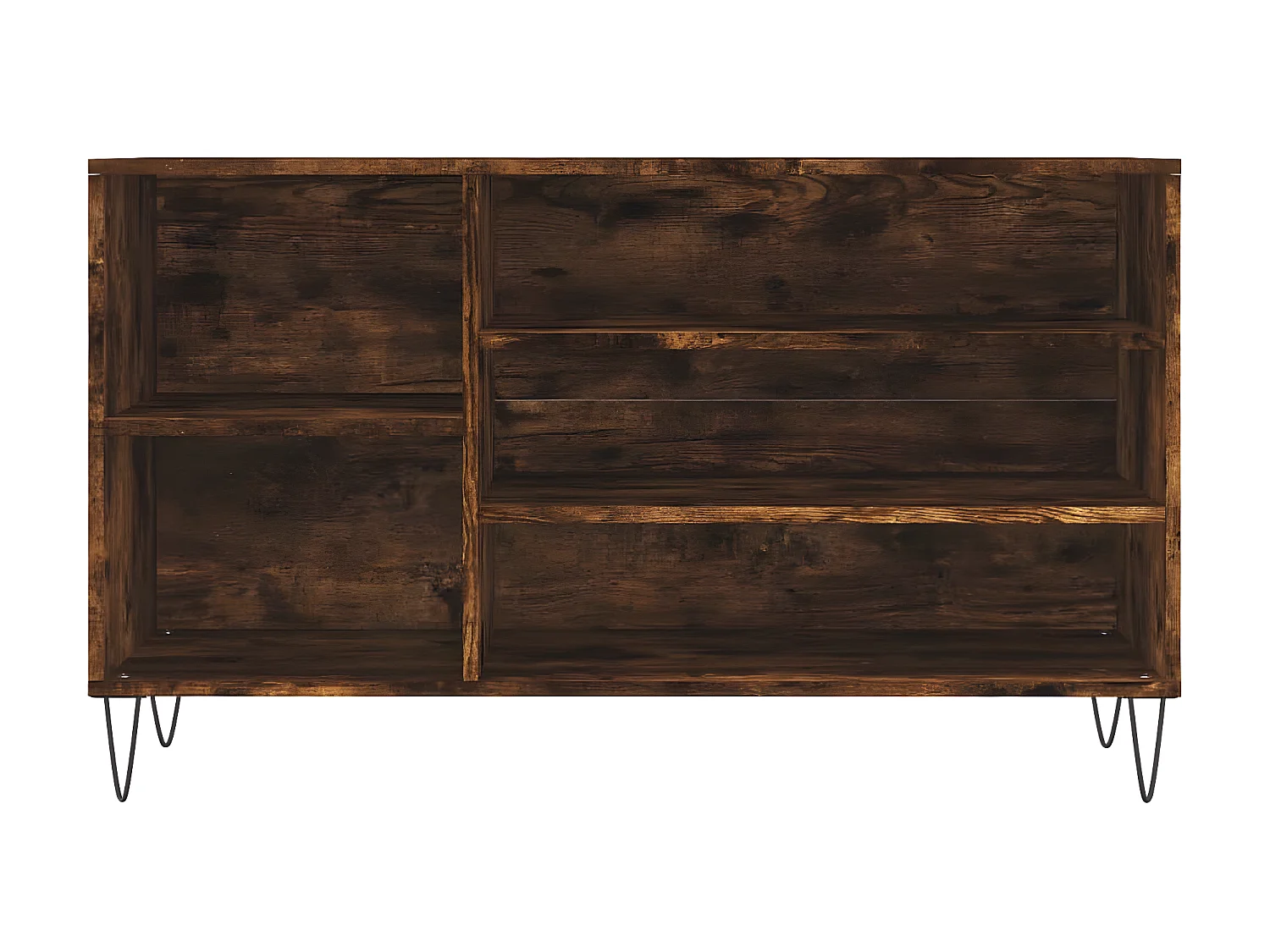 Meuble à chaussures Chêne fumé 102x36x60 cm Bois d'ingénierie WVGQ6472