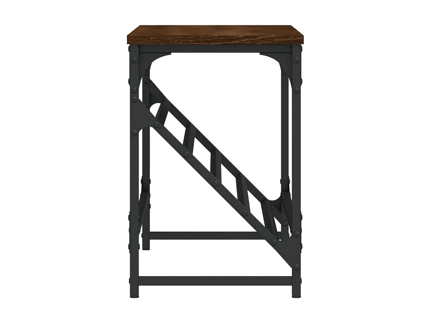 Mueble zapatero madera de ingeniería marrón roble 90x30x45 cm ES866793