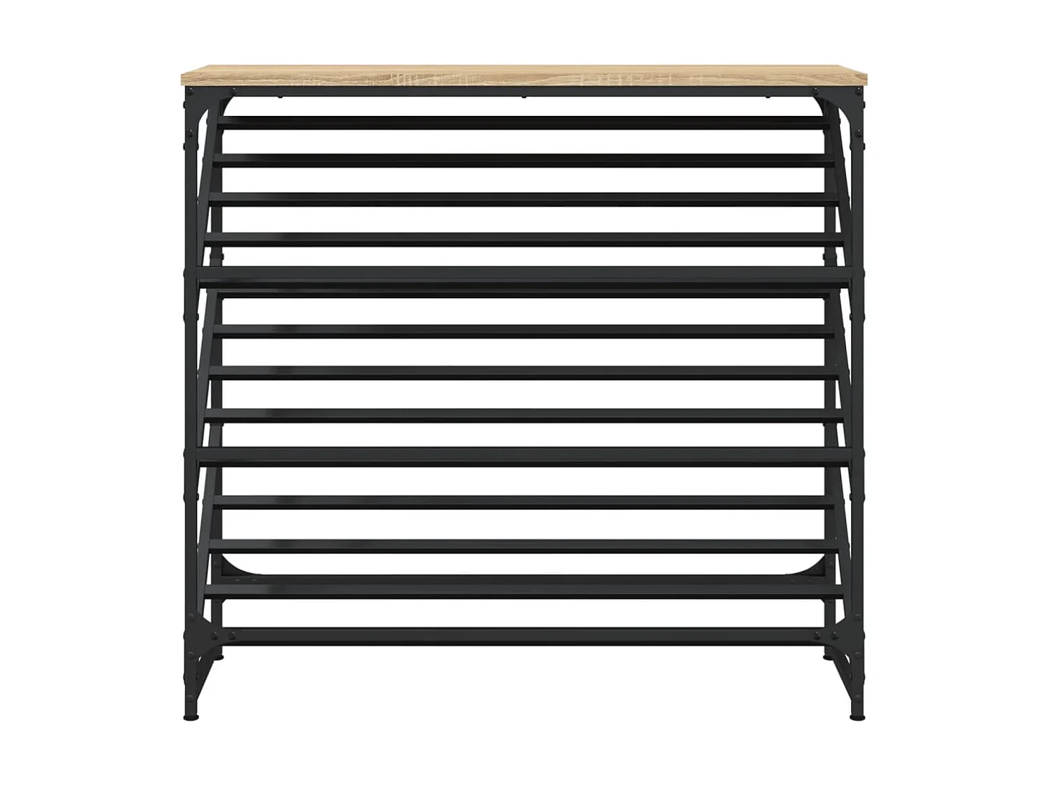 Mueble zapatero madera de ingeniería roble Sonoma 90x30x85 cm ES175164