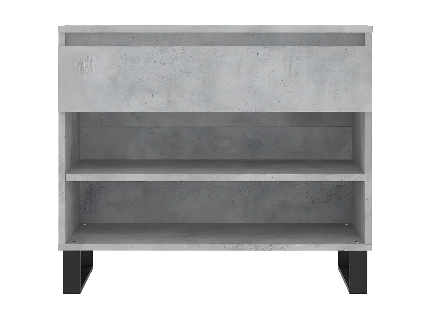 Meuble à chaussures Gris béton 70x36x60 cm Bois d'ingénierie WVGQ3429