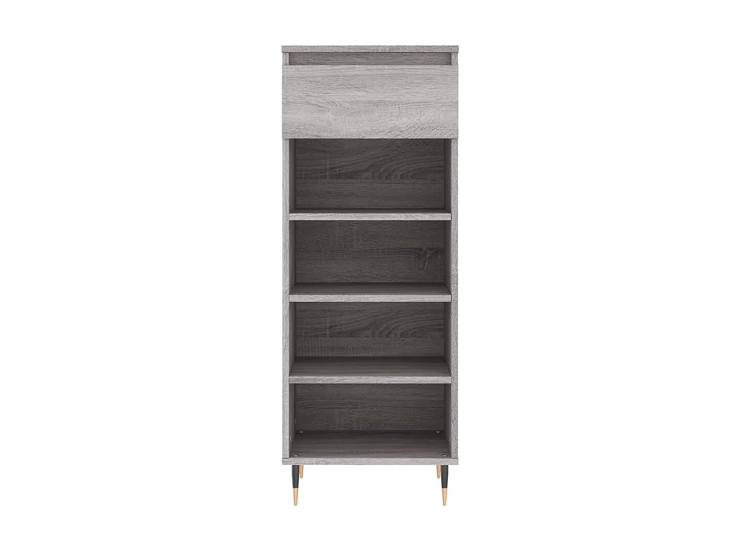 Meuble à chaussures Sonoma gris 40x36x105 cm Bois d'ingénierie WVGQ5851