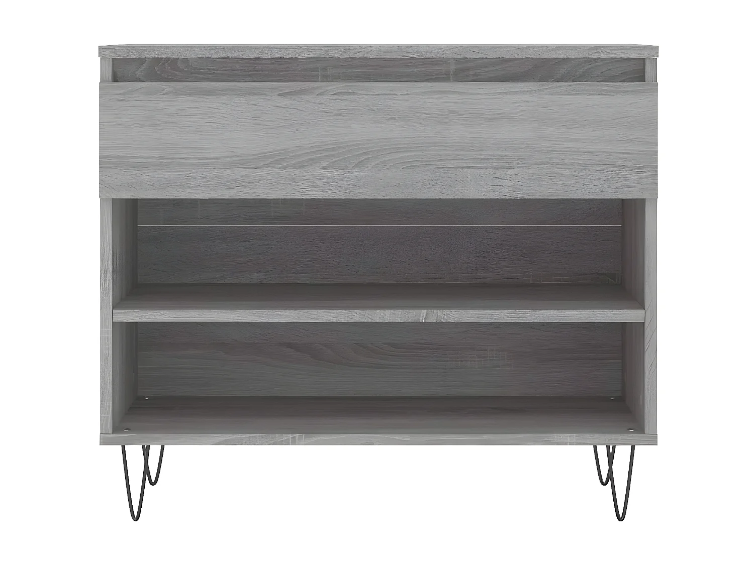 Meuble à chaussures Sonoma gris 70x36x60 cm Bois d'ingénierie WVGQ3838