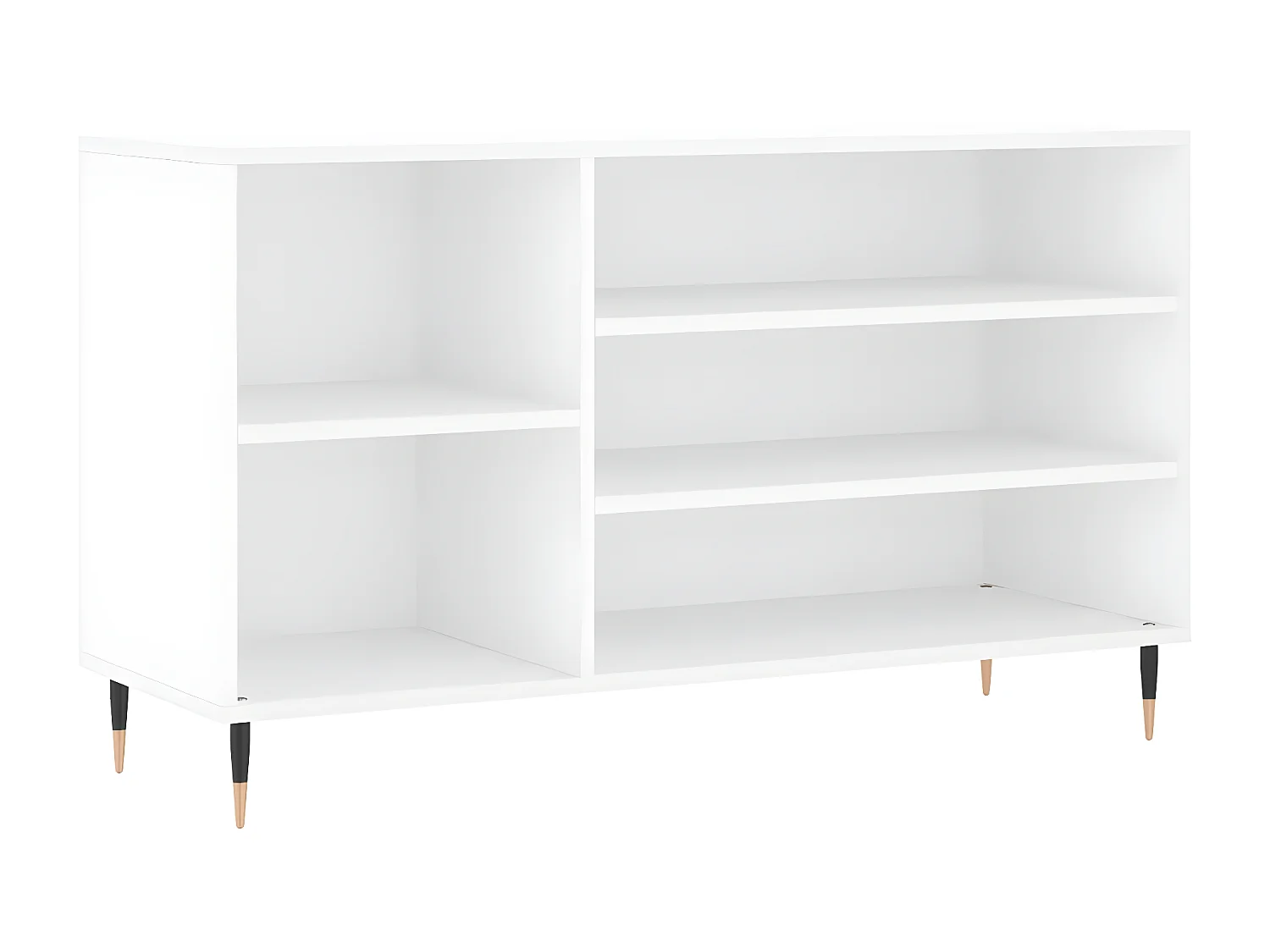 Schoenenkast 102x36x60 cm bewerkt hout wit NL321950