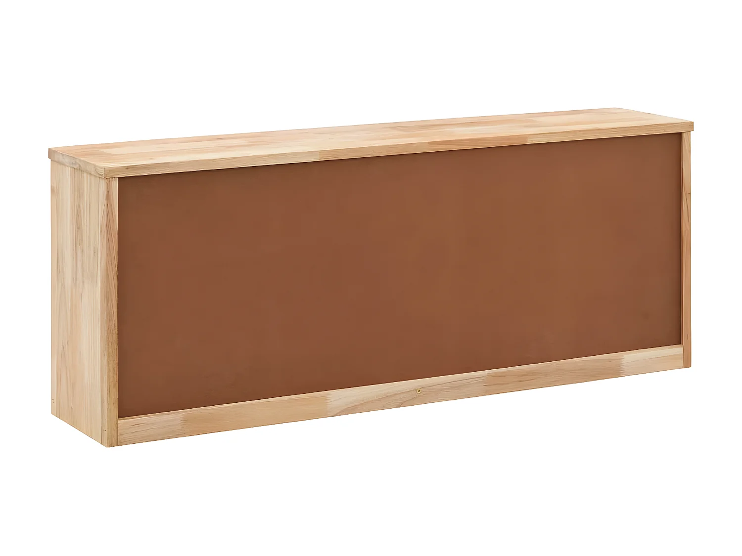 Banc de rangement de chaussures 94x20x38cm Bois massif de noyer WVGQ3168