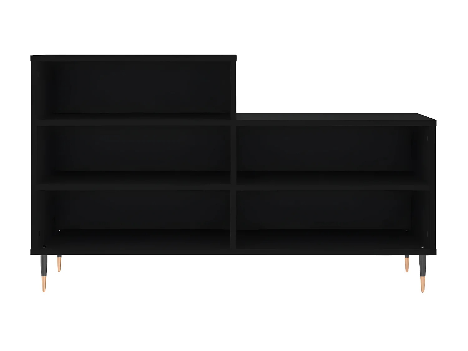 Meuble à chaussures Noir 102x36x60 cm Bois d'ingénierie WVGQ6747