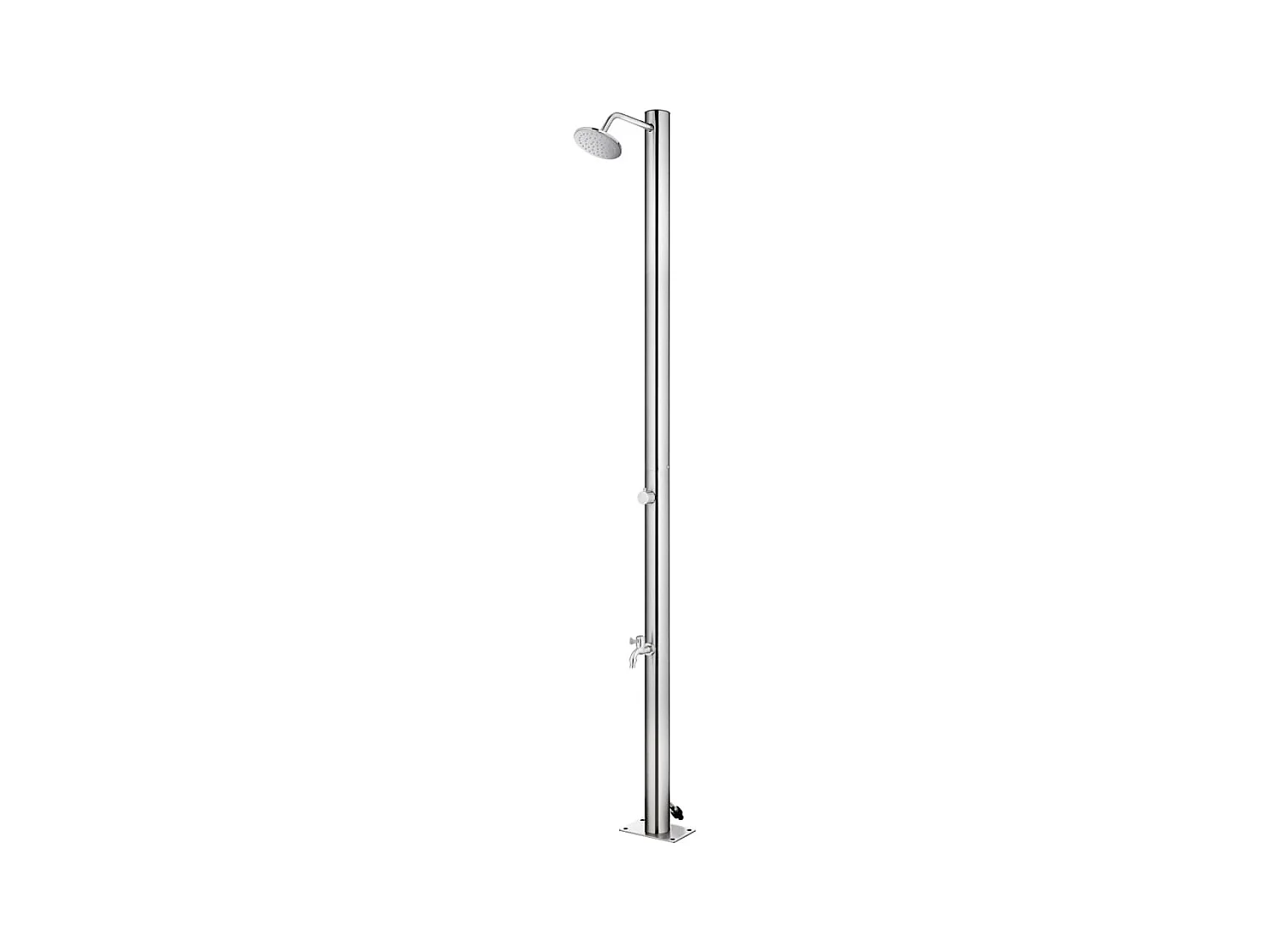 Douche de jardin 215 cm Acier inoxydable  WVGQ8319