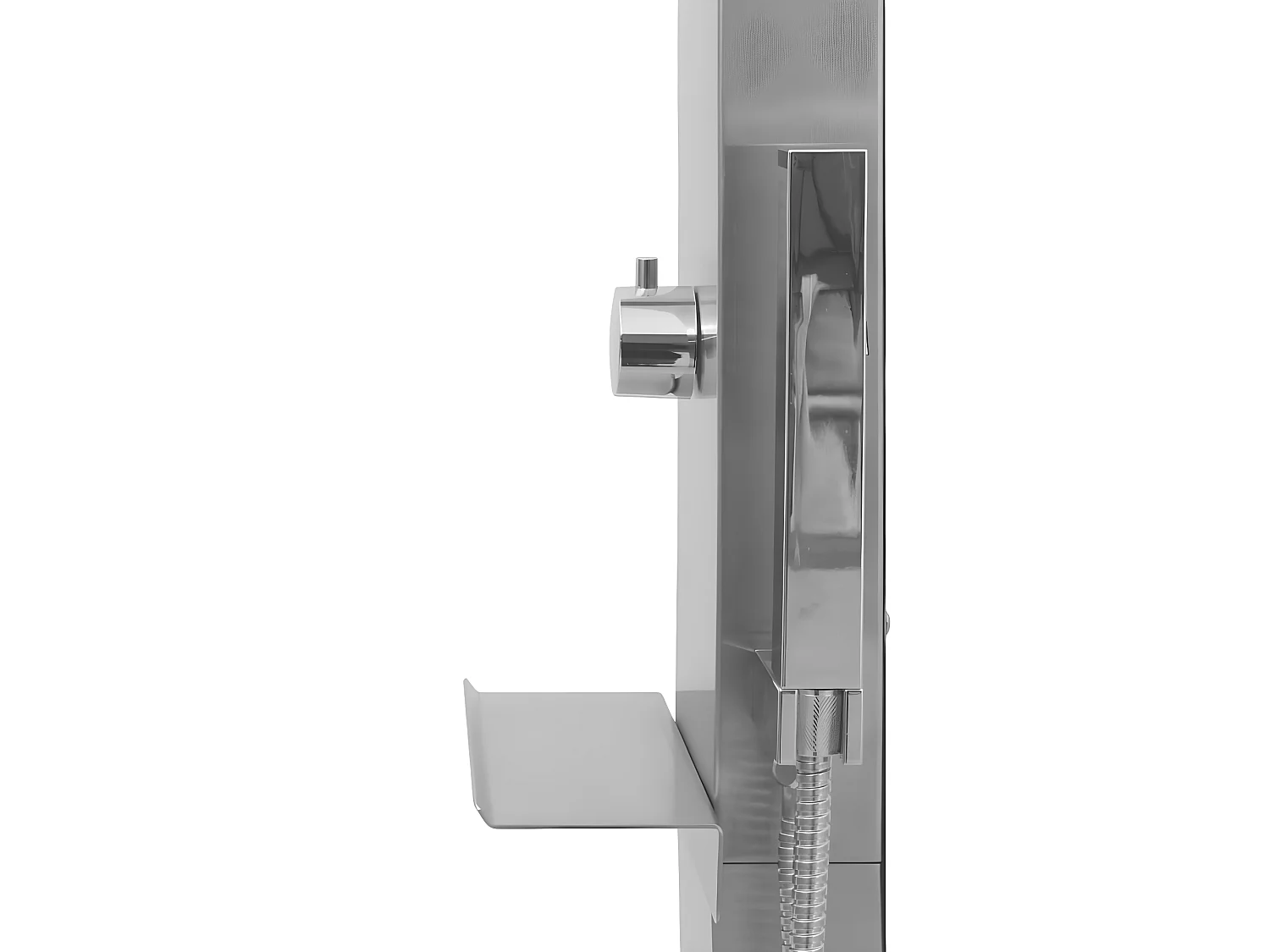 Coluna duche de exterior aço inoxidável curvado PT172672