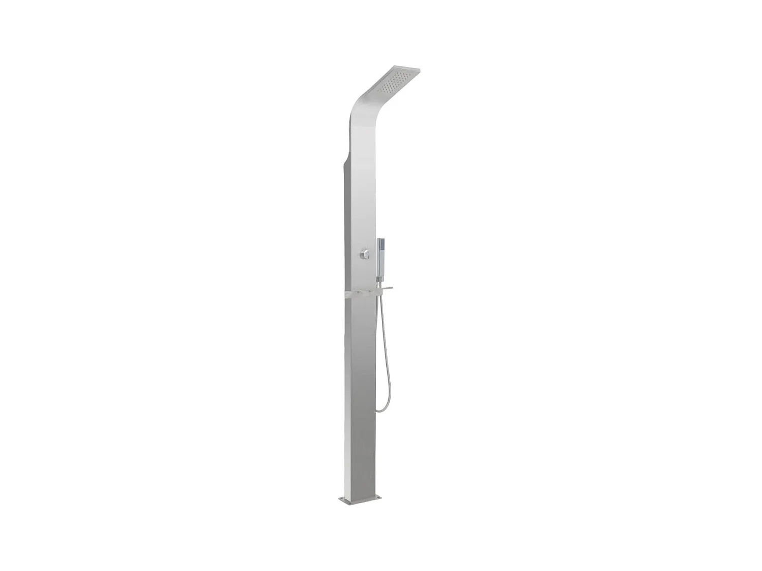 Douche d'extérieur Acier inoxydable Incurvé WVGQ7253