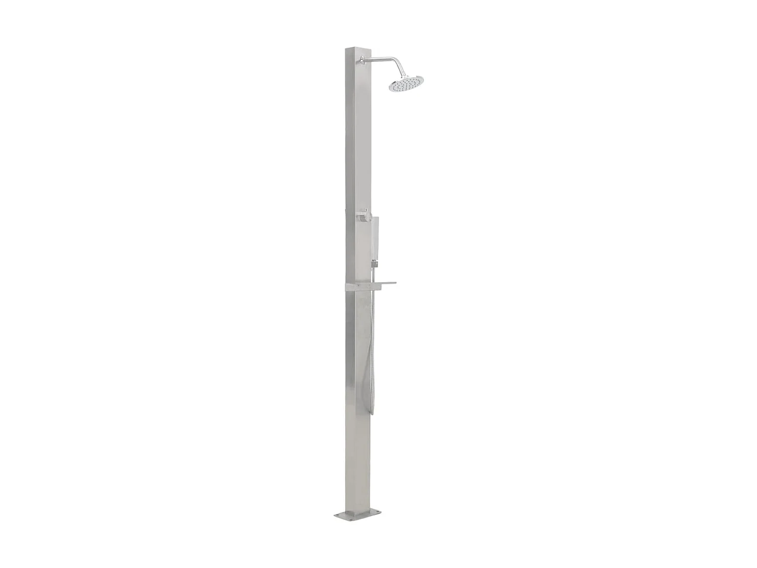 Douche d'extérieur Acier inoxydable Droit WVGQ6429