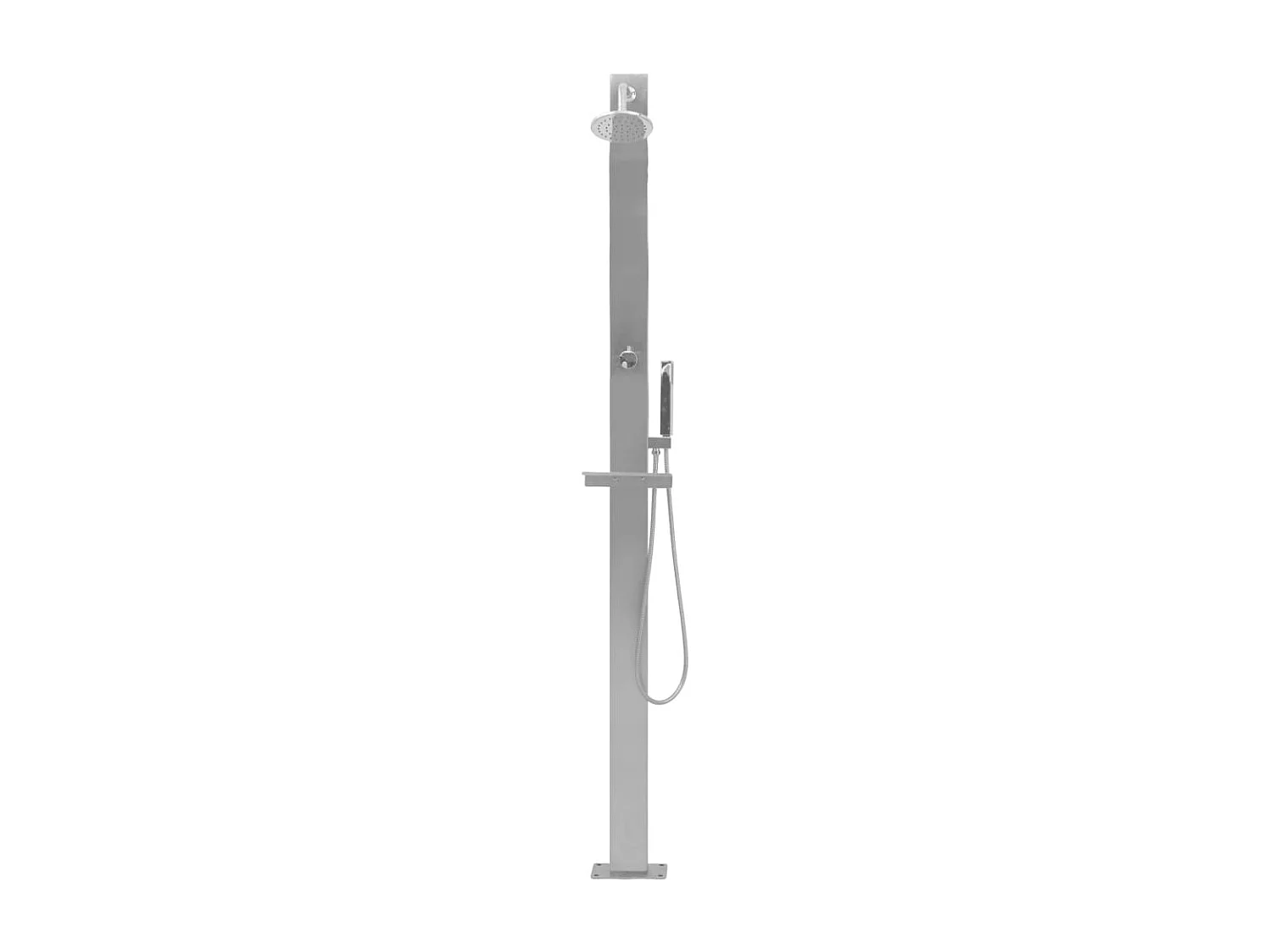 Douche d'extérieur Acier inoxydable Droit WVGQ6429
