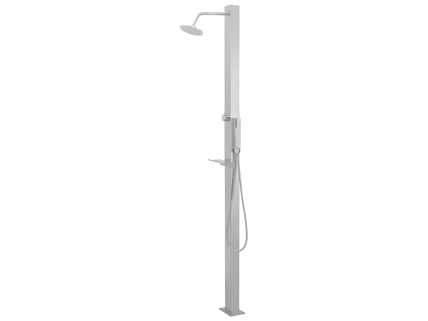 Douche d'extérieur Acier inoxydable Droit WVGQ6429