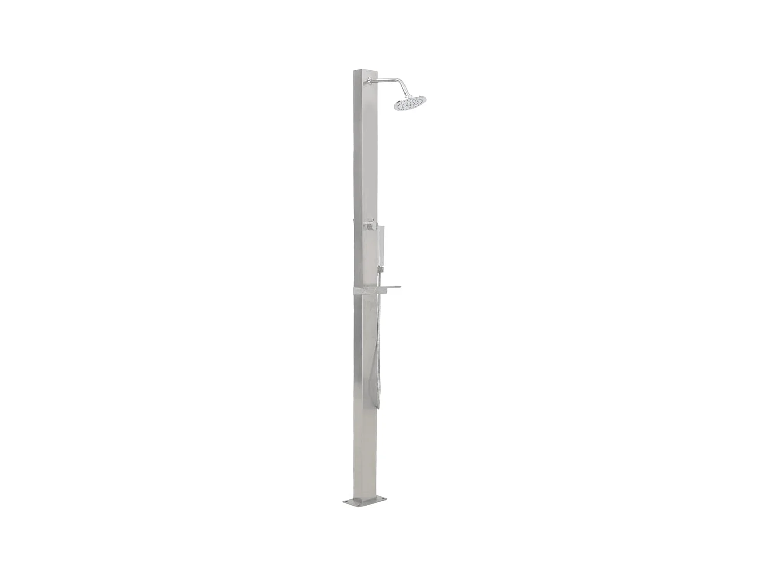 Douche d'extérieur Acier inoxydable Droit WVGQ6429