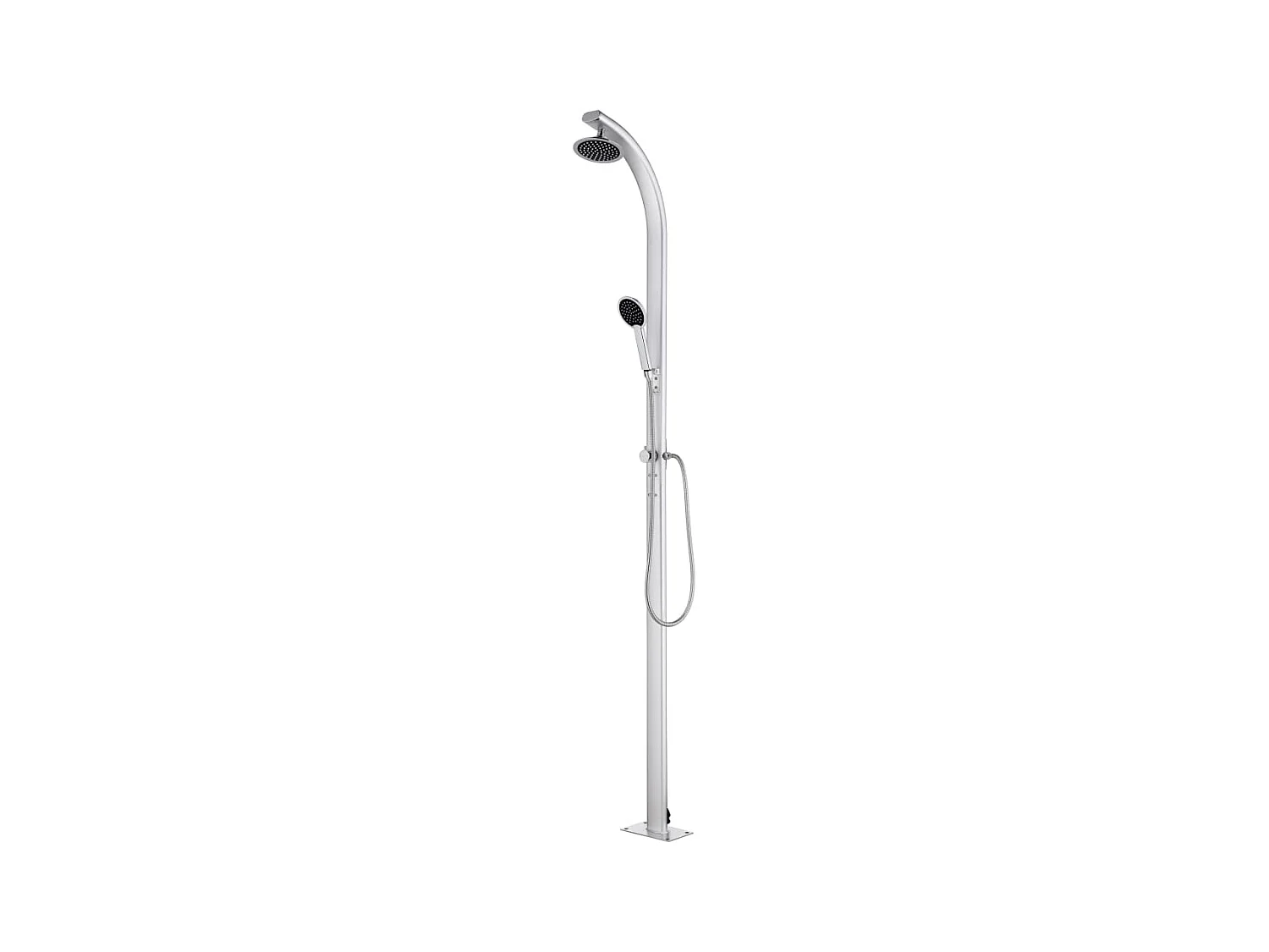 Douche de jardin 215 cm Aluminium WVGQ8110