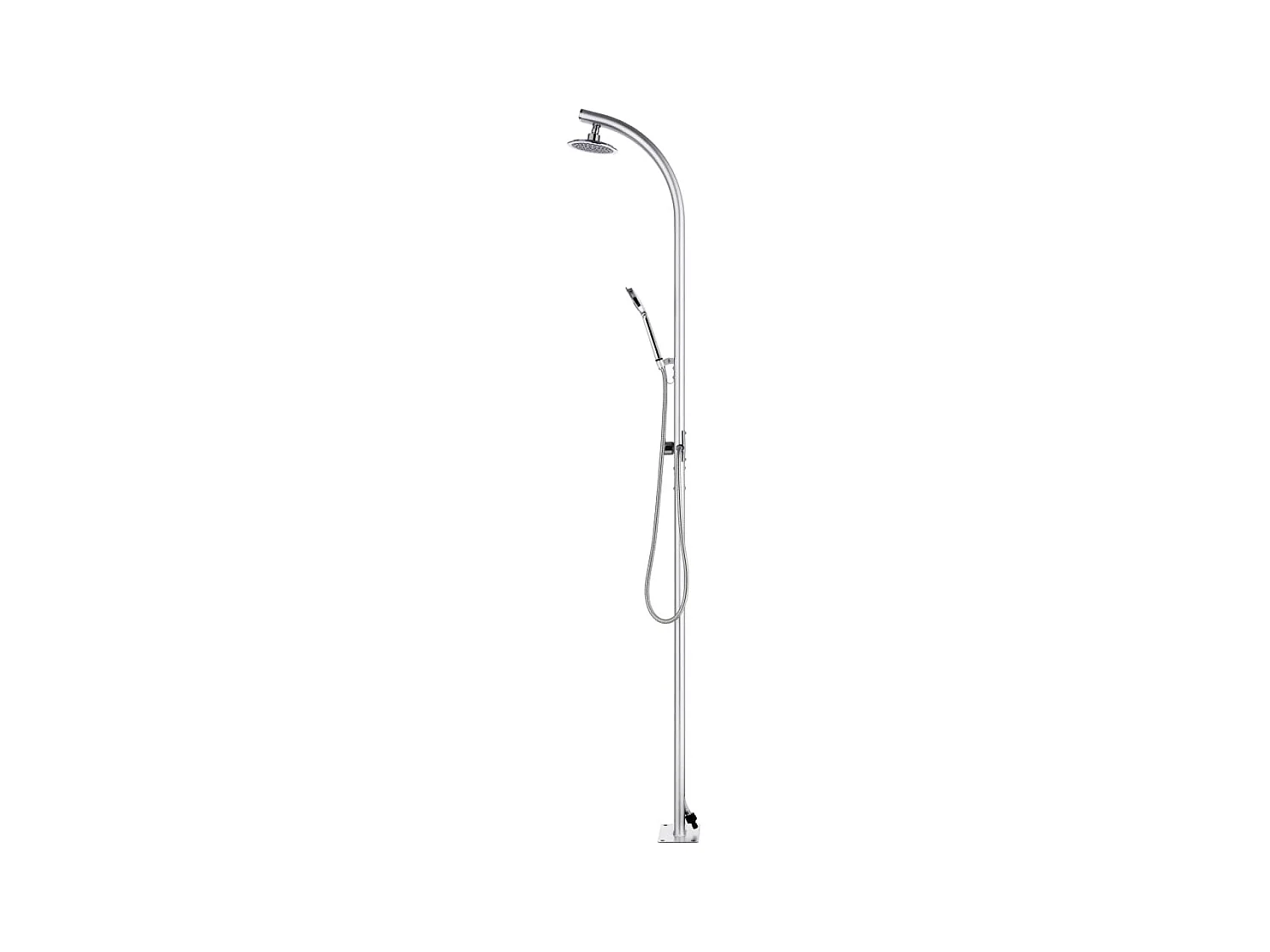 Douche de jardin 215 cm Aluminium WVGQ8110