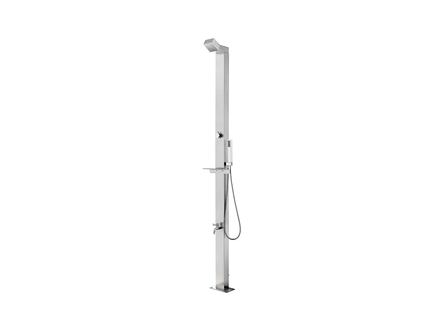 Douche de jardin 220 cm Acier inoxydable WVGQ8533