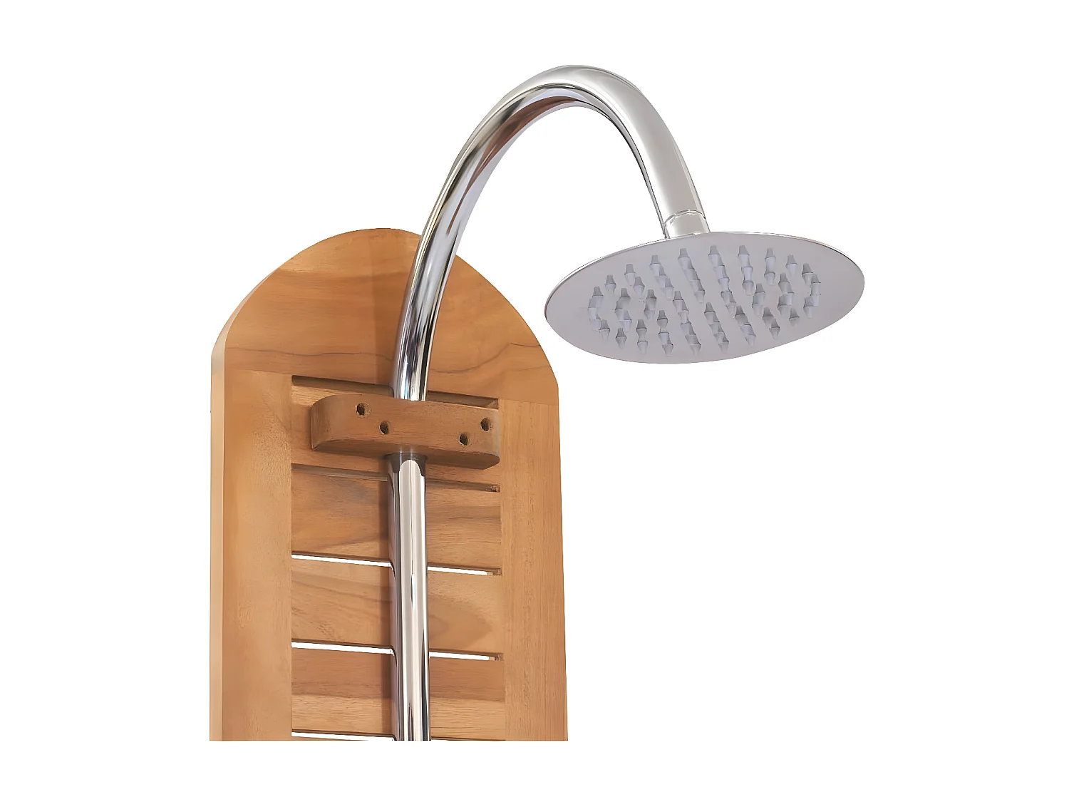 Douche de jardin Teck massif 70 x 75 x 204 cm WVGQ1565
