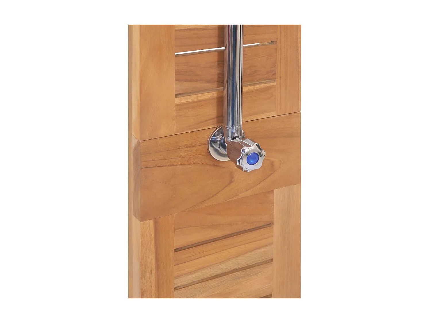 Douche de jardin Teck massif 70 x 75 x 204 cm WVGQ1565