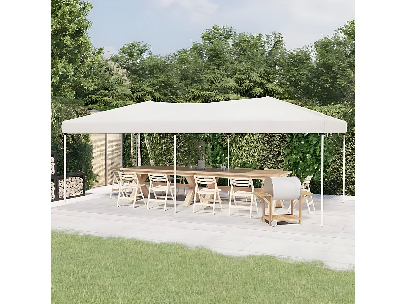 Tente de réception pliable Blanc 3x6 m WVGQ5738