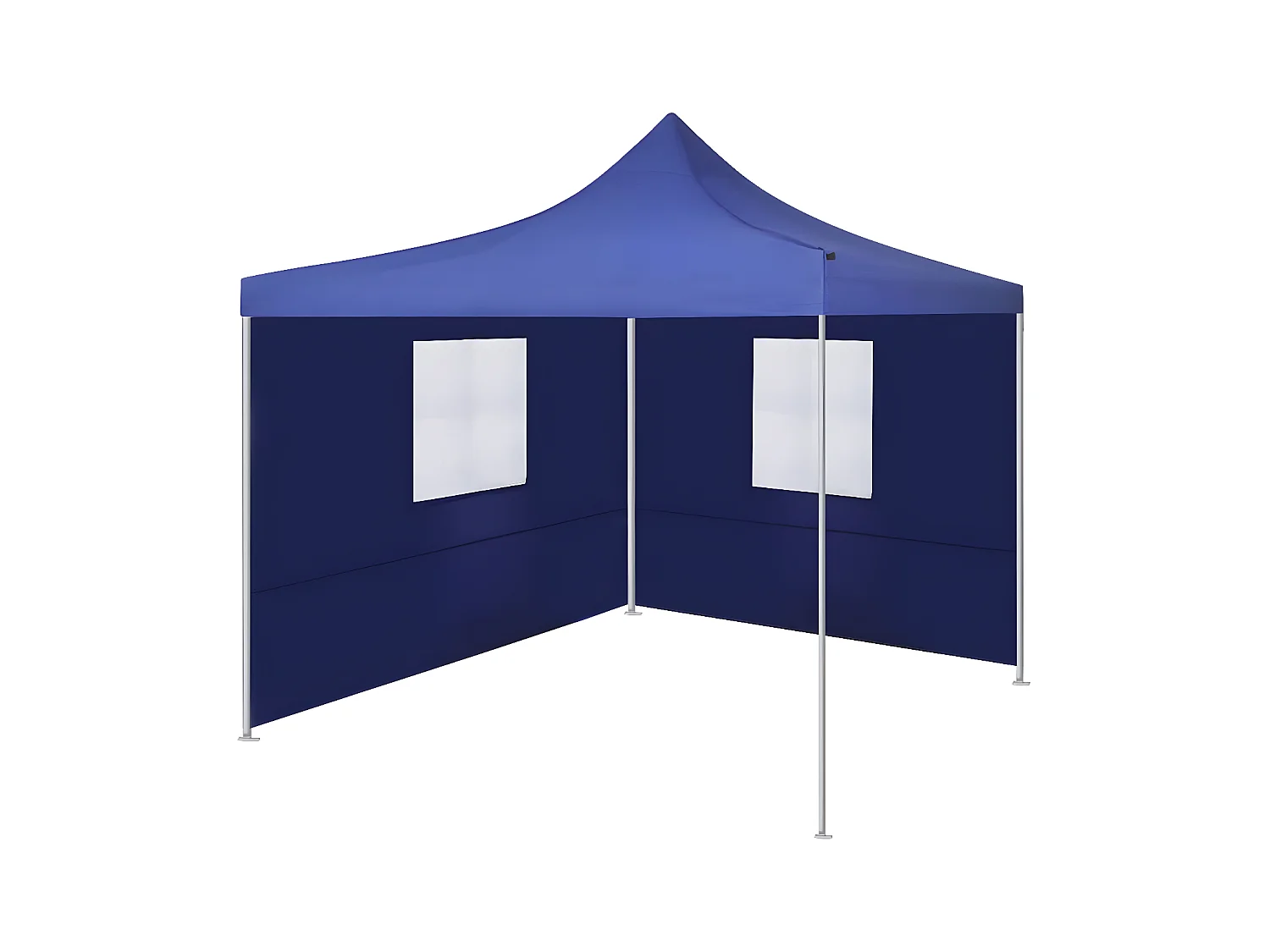 Tente pliable avec 2 parois 3 x 3 m Bleu WVGQ7804