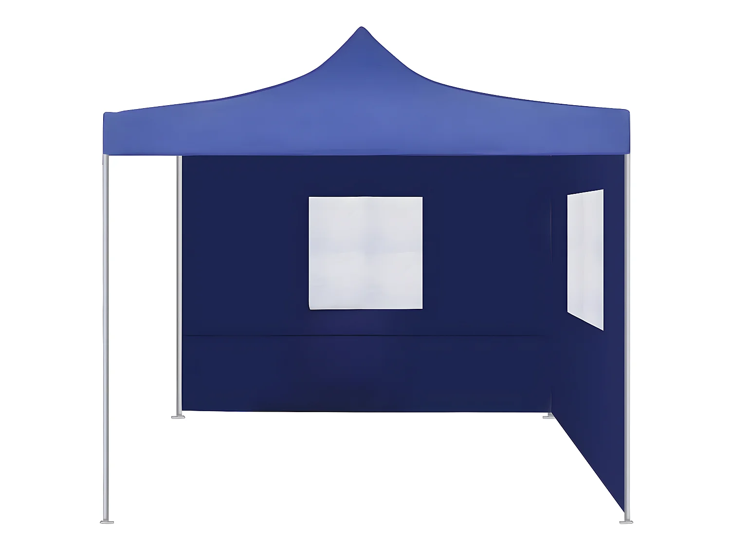 Tenda dobrável com 2 paredes 3x3 m azul PT503374