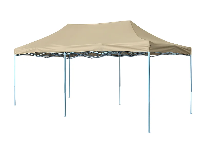 Vouwtent pop-up 3x6 m crèmewit NL768491