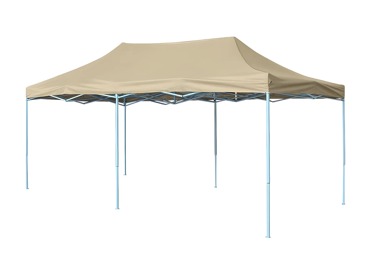 Vouwtent pop-up 3x6 m crèmewit NL768491
