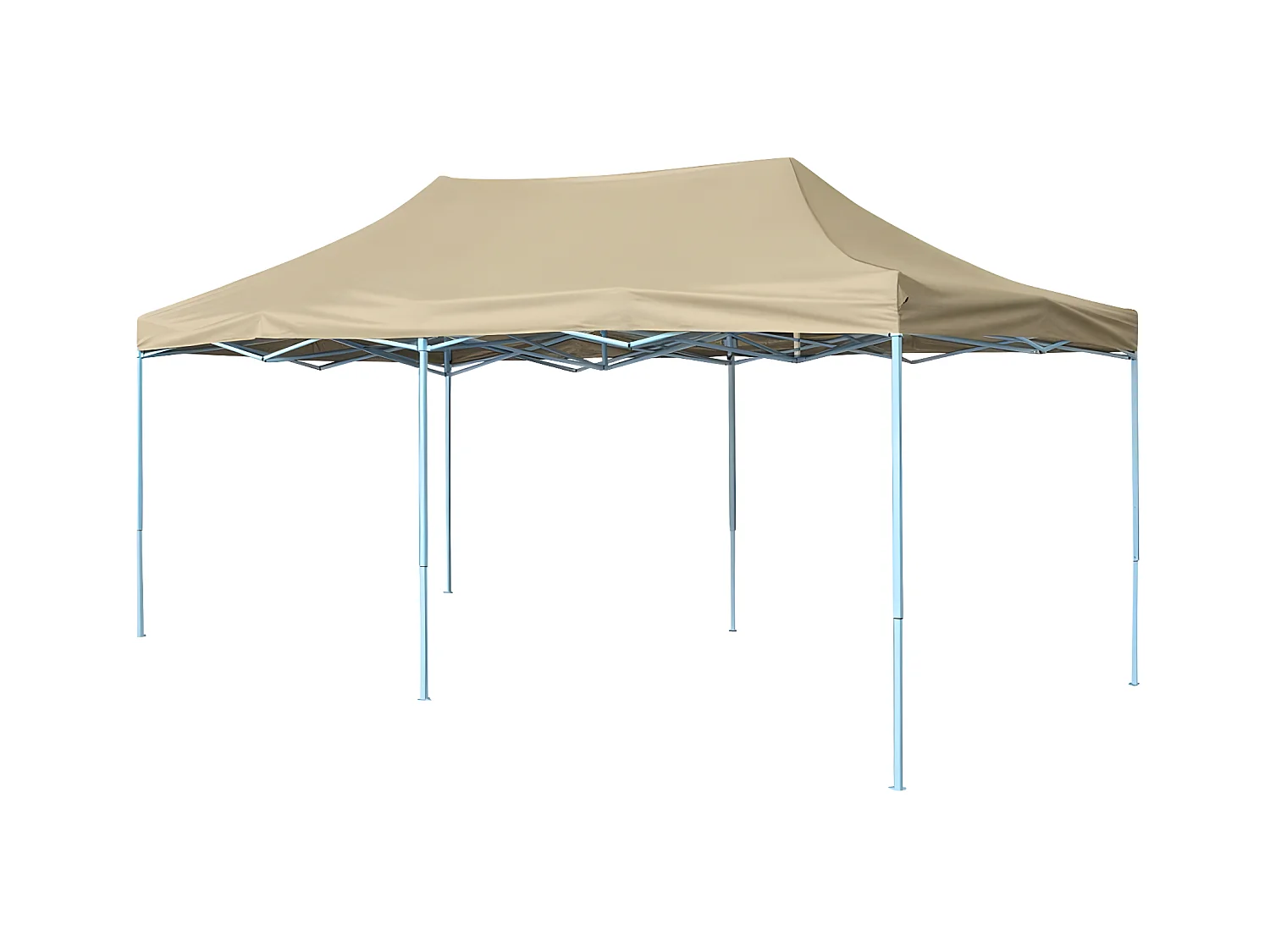 Tente pliable 3 x 6 m Blanc crème WVGQ4604