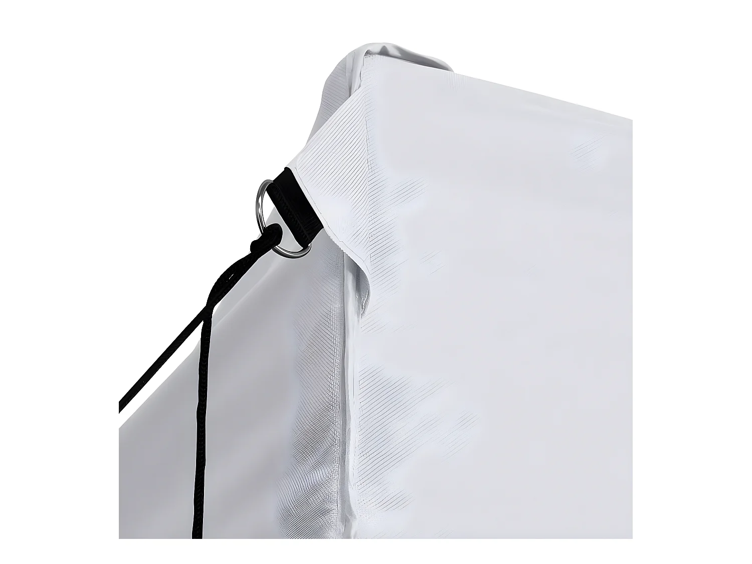 Partytent met 4 zijwanden inklapbaar 3x6 m staal wit NL236203