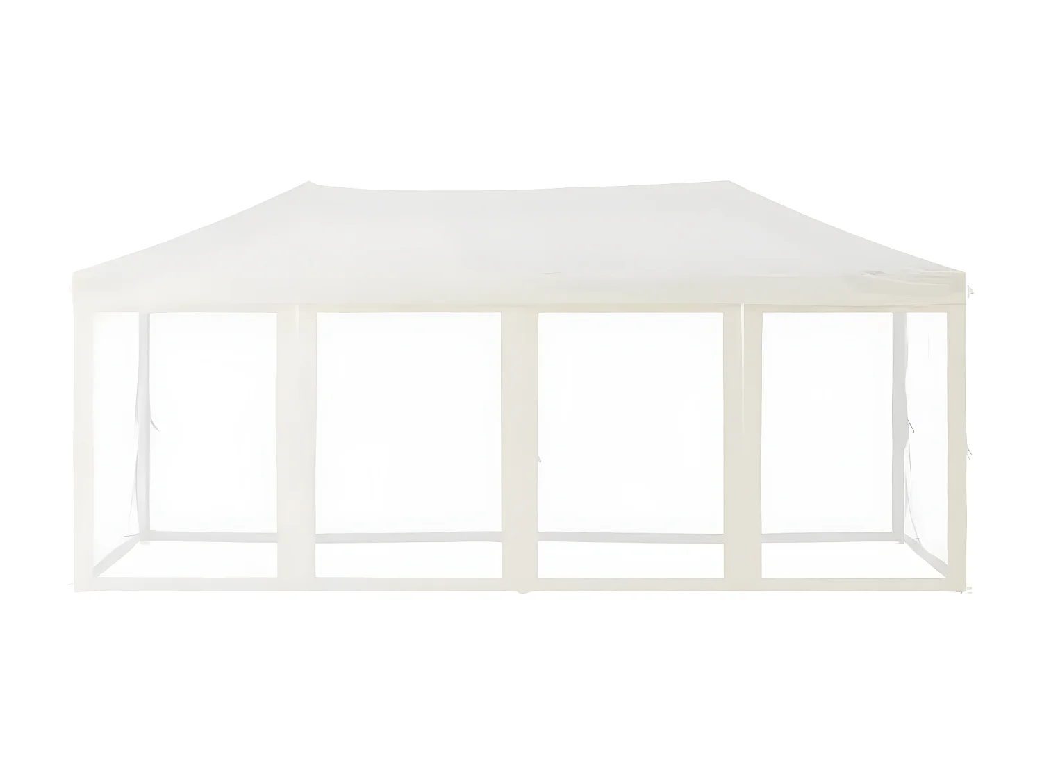 Tente de réception pliable avec parois Crème 3x6 m WVGQ5732