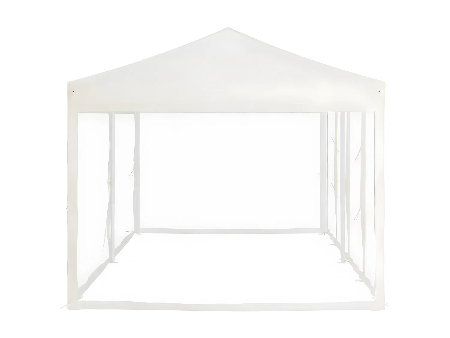 Tente de réception pliable avec parois Crème 3x6 m WVGQ5732