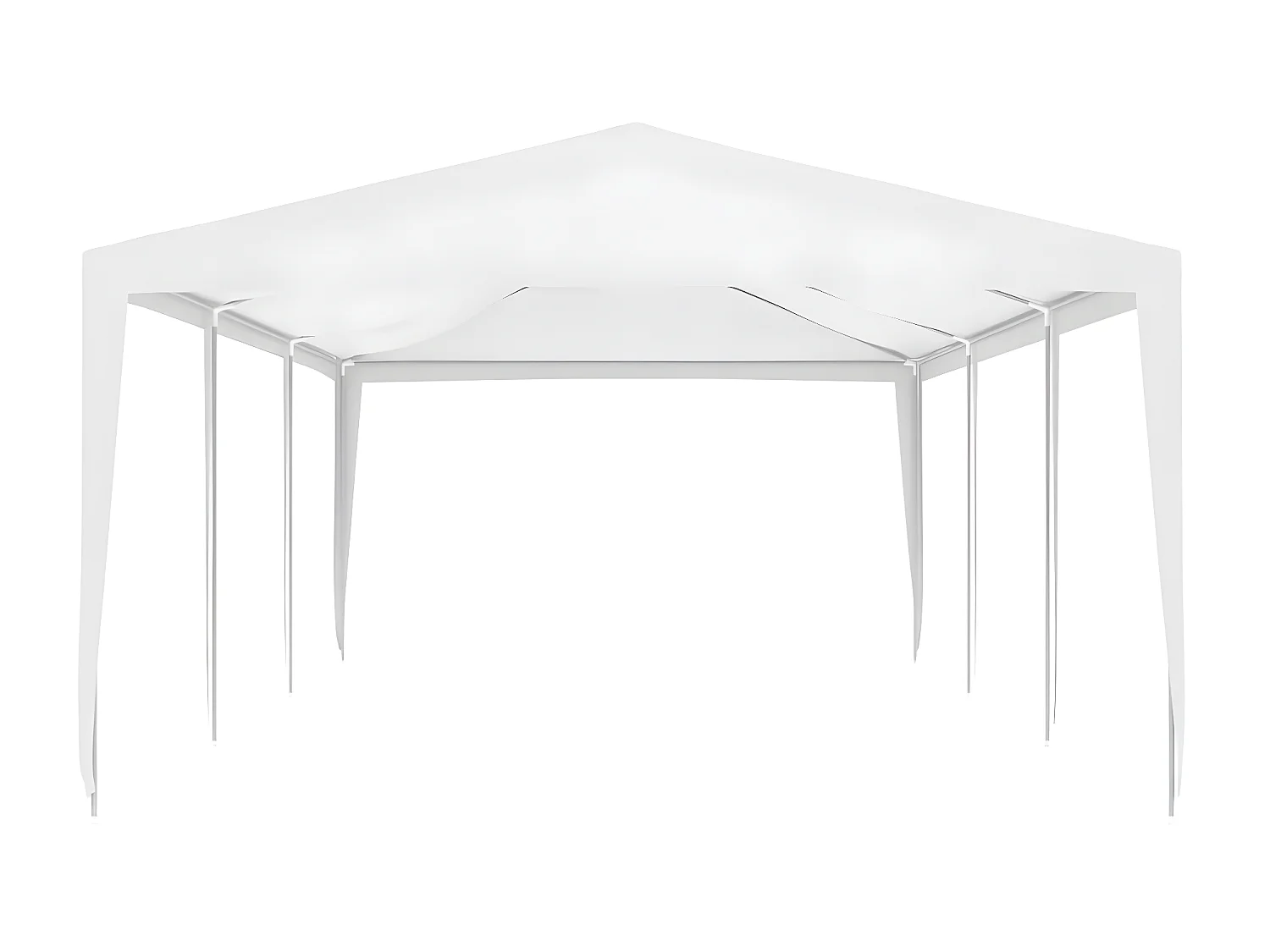 Tente de réception 4 x 9 m Blanc WVGQ8078