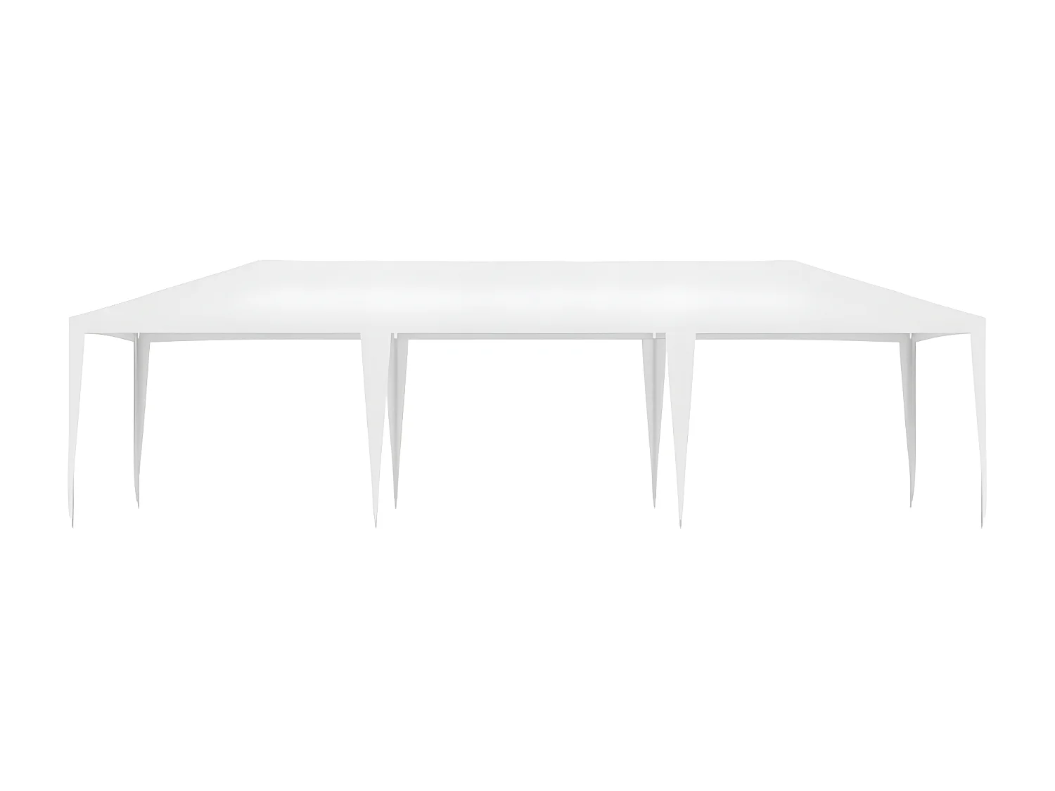 Tente de réception 4 x 9 m Blanc WVGQ8078