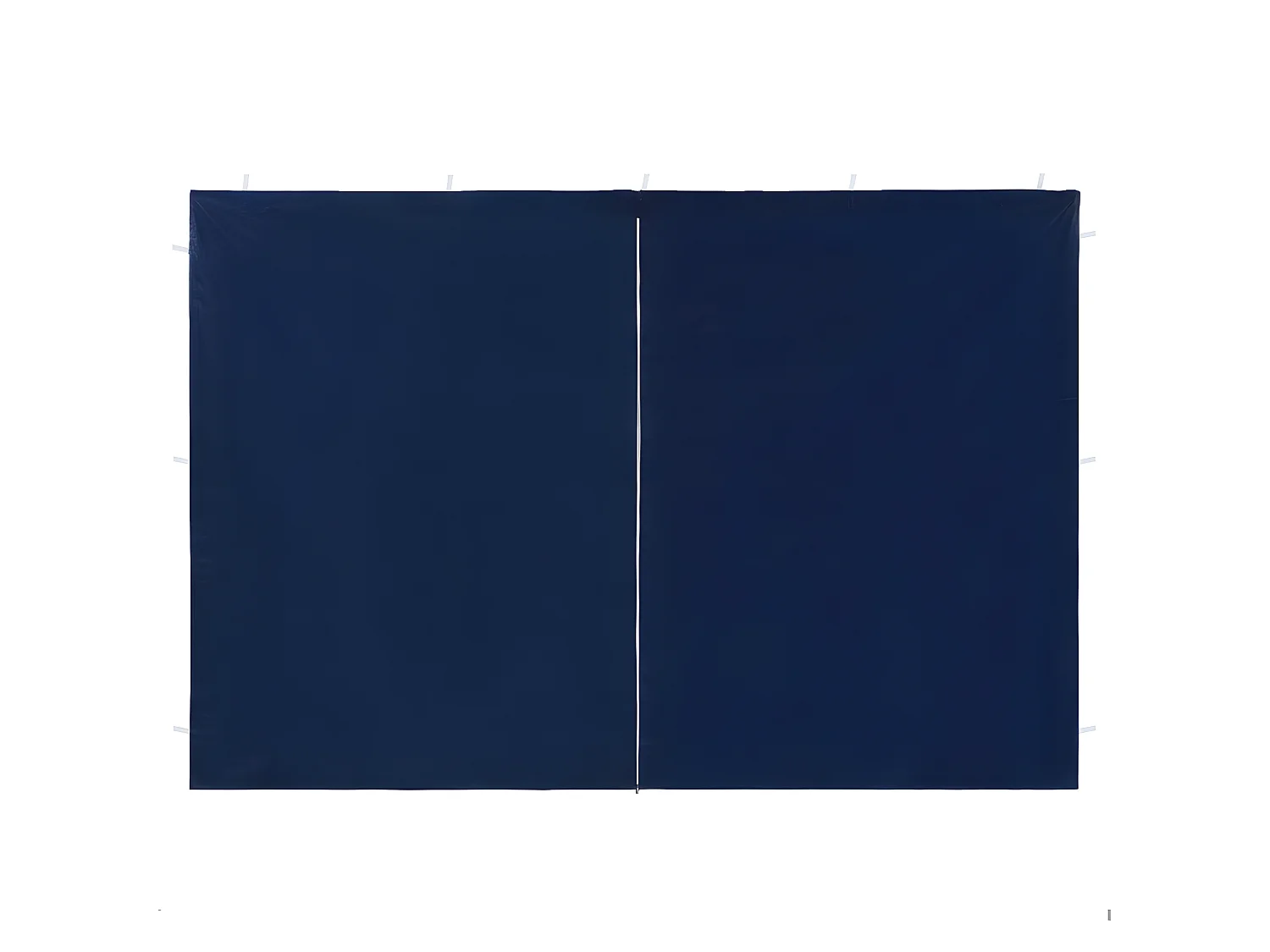 Paroi de Tente de réception 2pcs avec fermeture éclair PE Bleu WVGQ9775