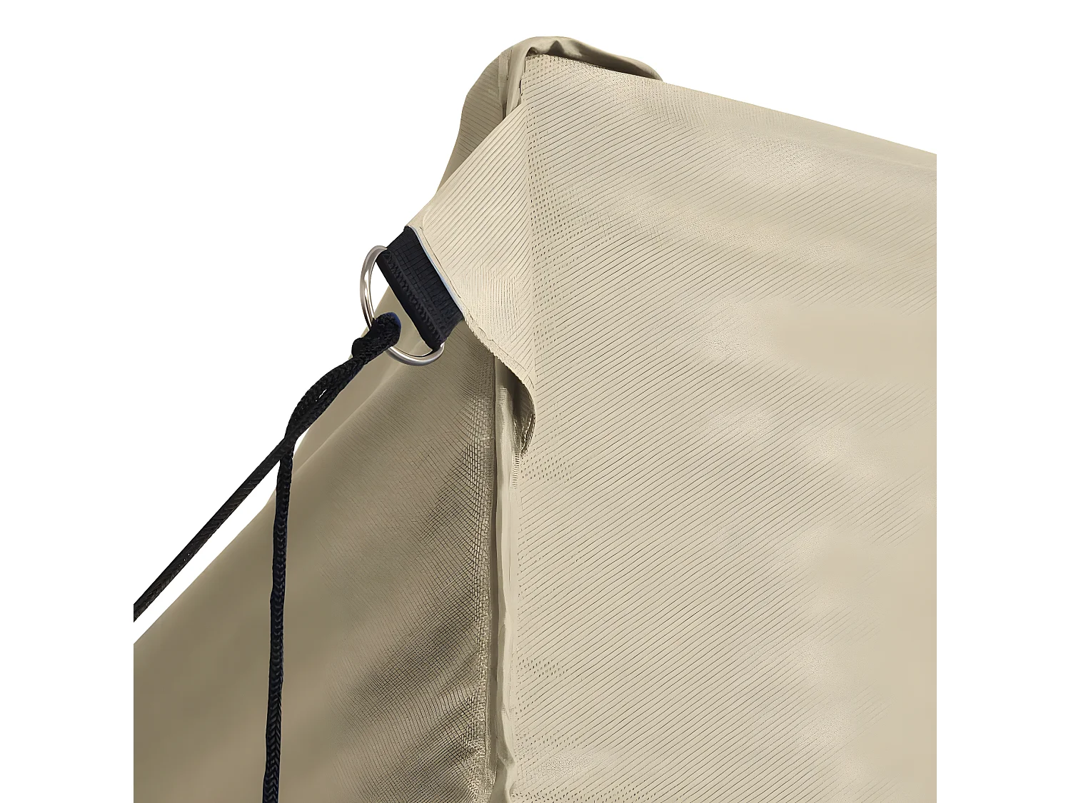 Tente pliable avec 3 parois 3 x 4,5 m Crème WVGQ2397