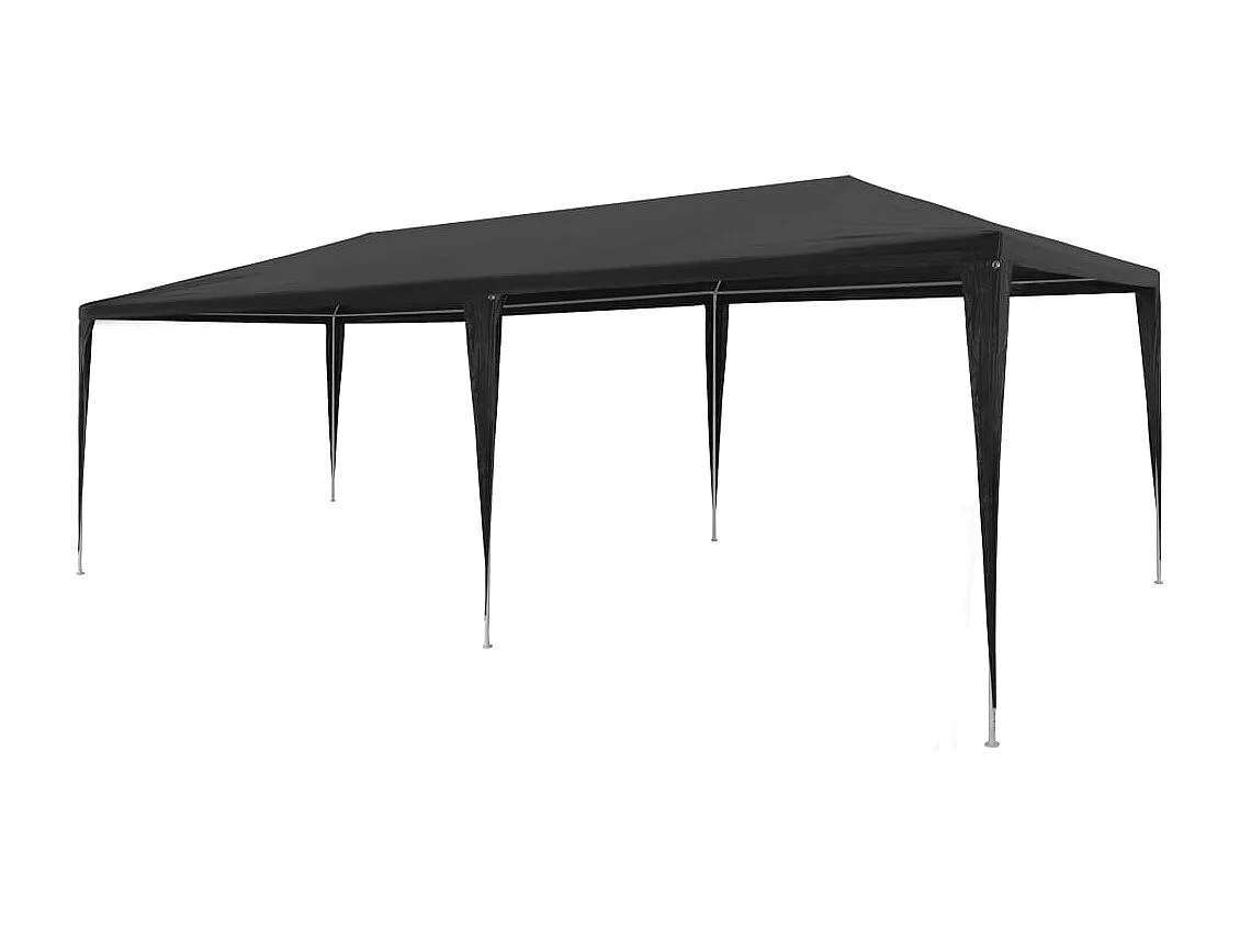 Tenda para festas 3x6 m PE antracite PT370582