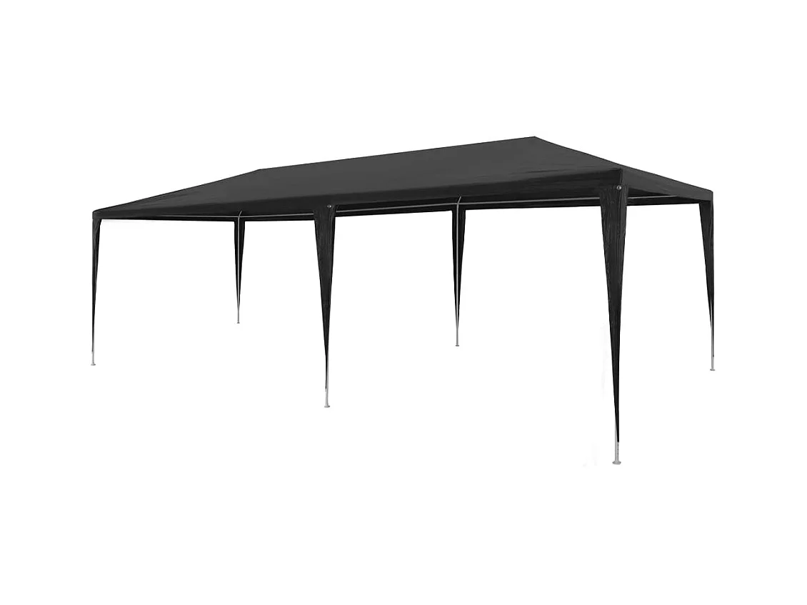 Tente de réception 3x6 m PE Anthracite WVGQ7258