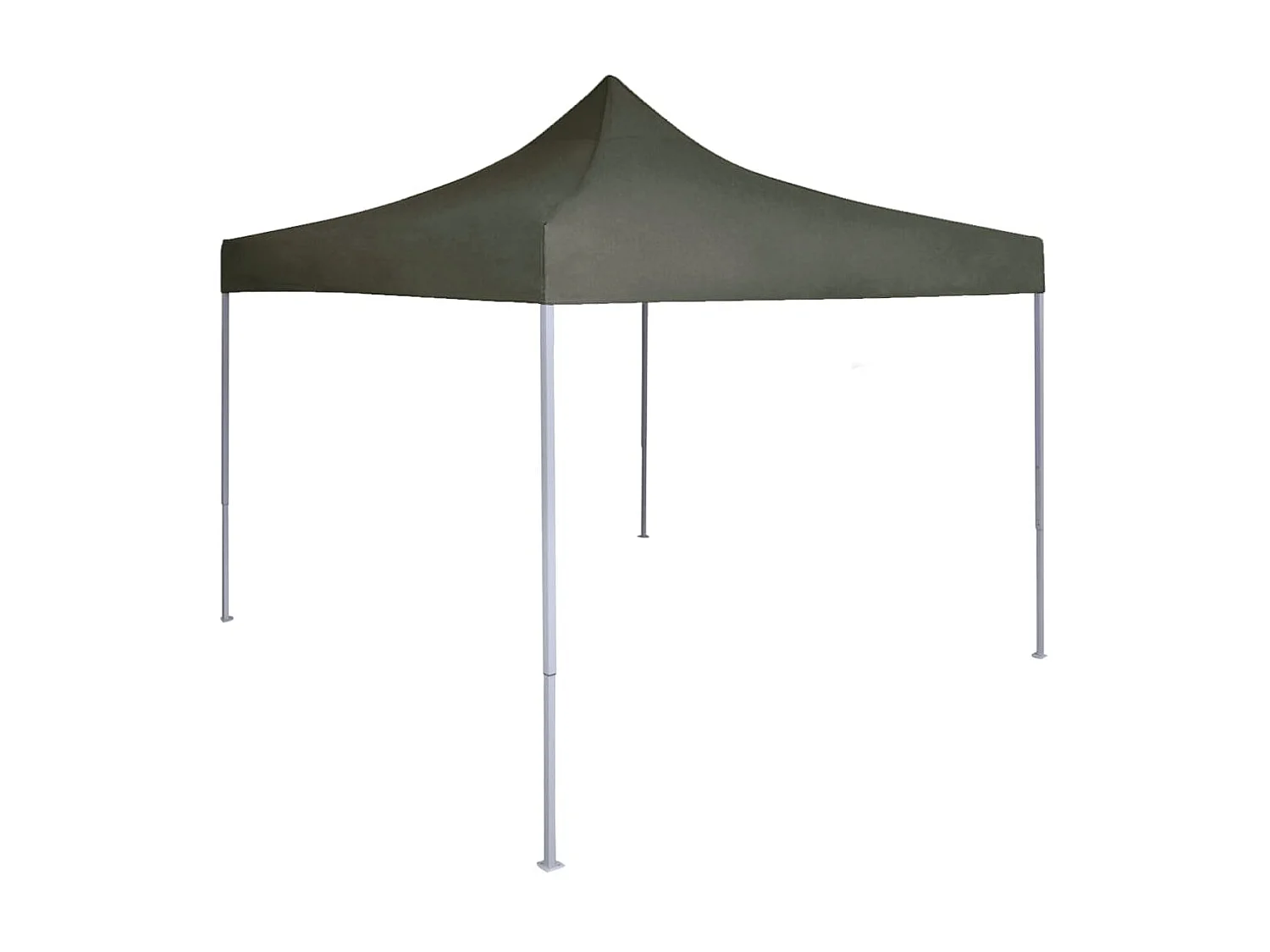 Tente réception pliable professionnelle 2x2 m Acier Anthracite  WVGQ9989