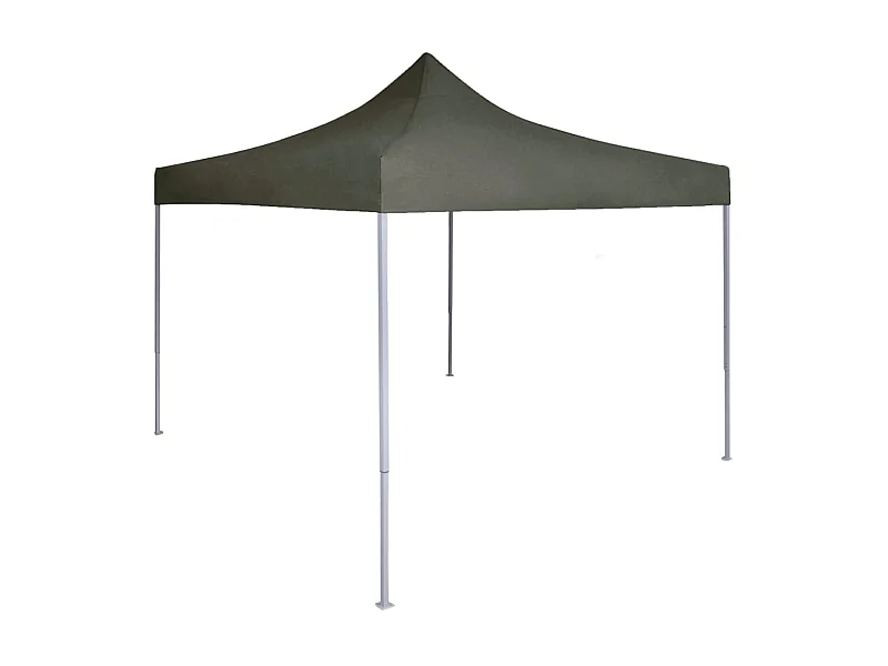 Tente réception pliable professionnelle 2x2 m Acier Anthracite  WVGQ9989