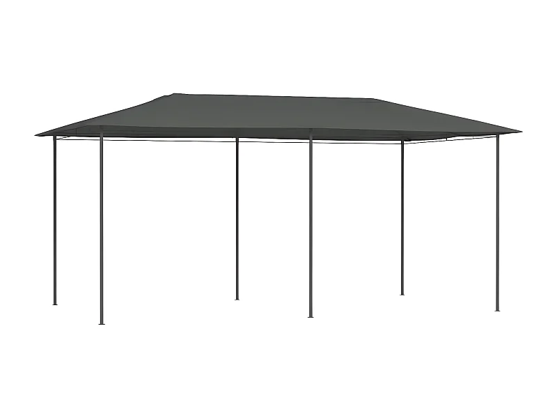 Gazebo - Tenda de recepção 2,98x5,3x2,59 m 160 g/m² antracite PT930428