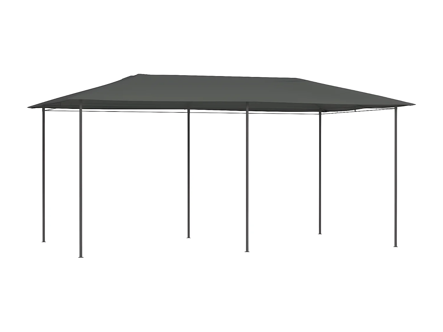 Gazebo - Tenda de recepção 2,98x5,3x2,59 m 160 g/m² antracite PT930428