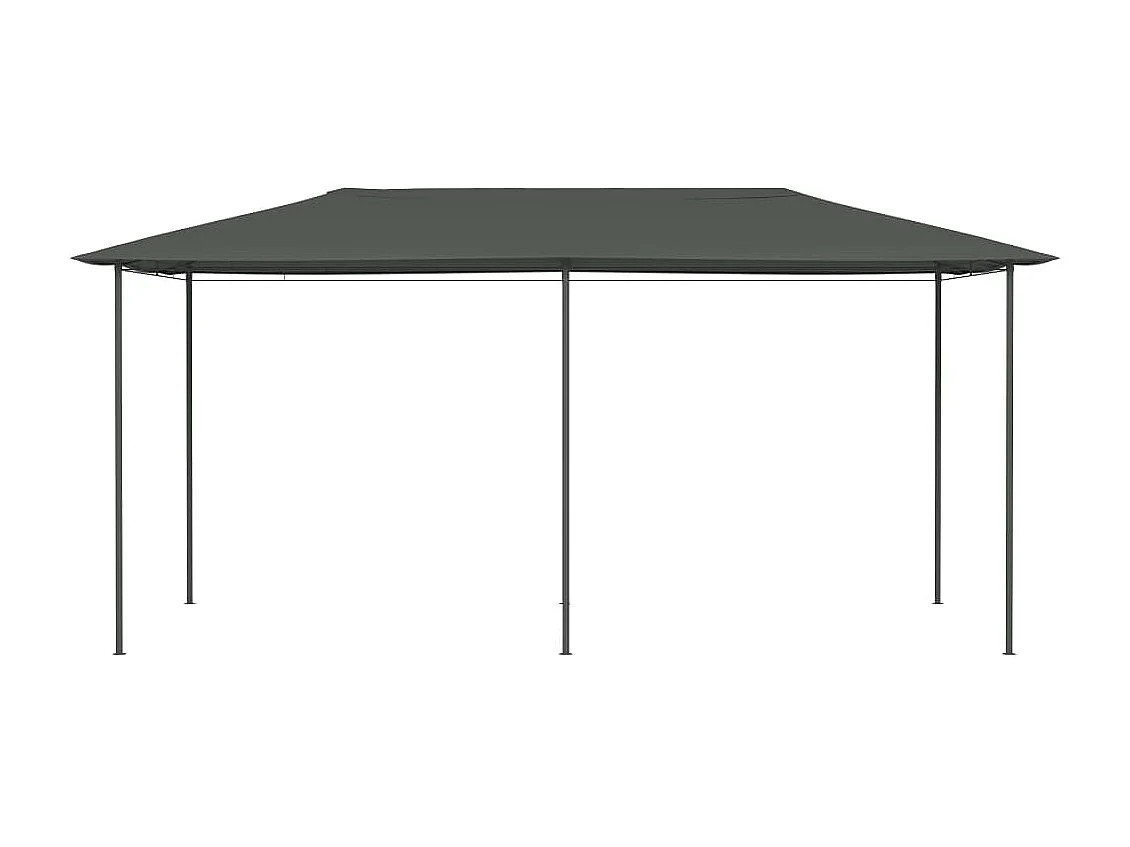 Tonnelle 3x6x2,6 m Anthracite 160 g/m² WVGQ6817