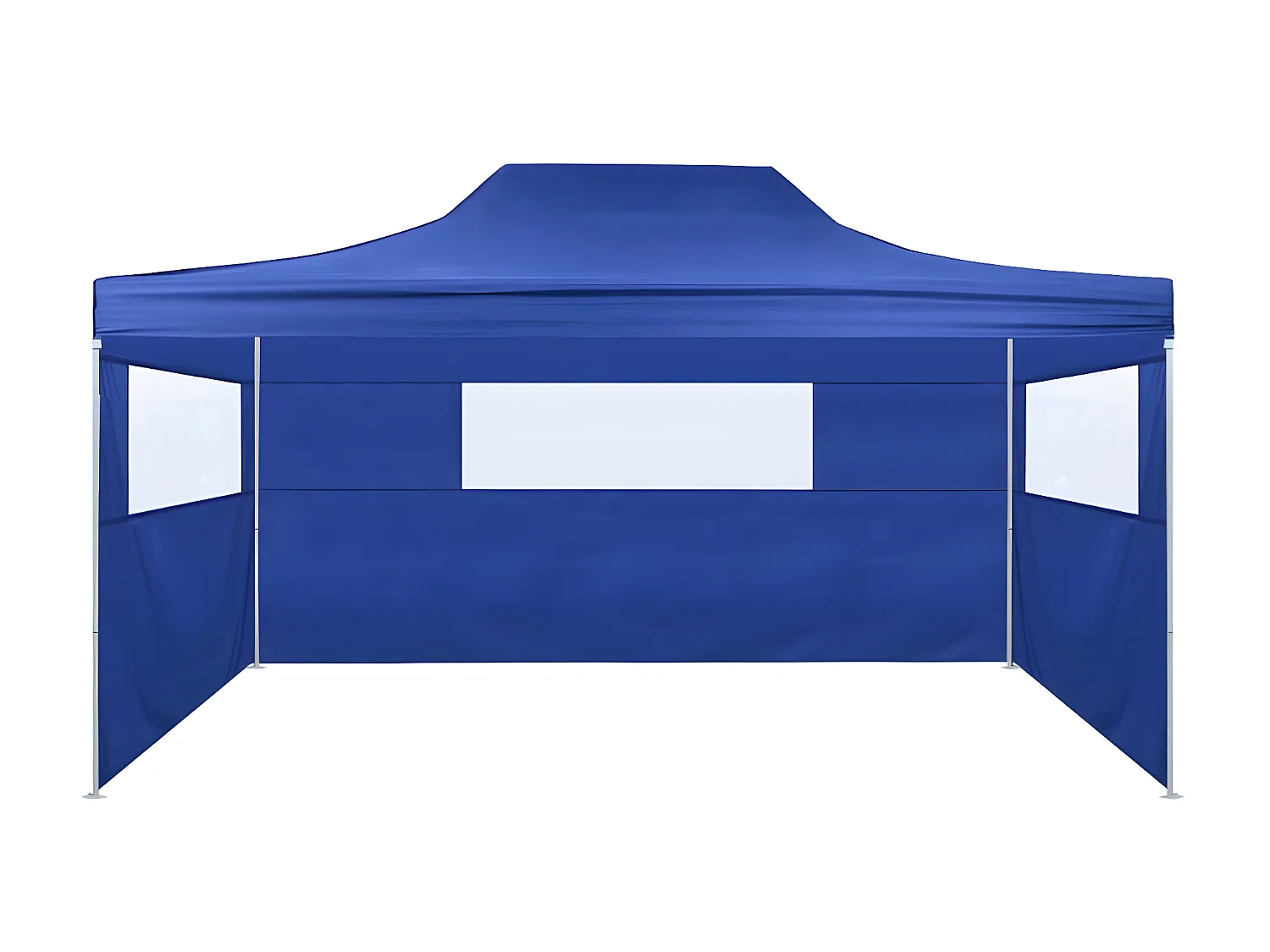 Tenda dobrável com 3 paredes 3x4,5 m azul PT831706