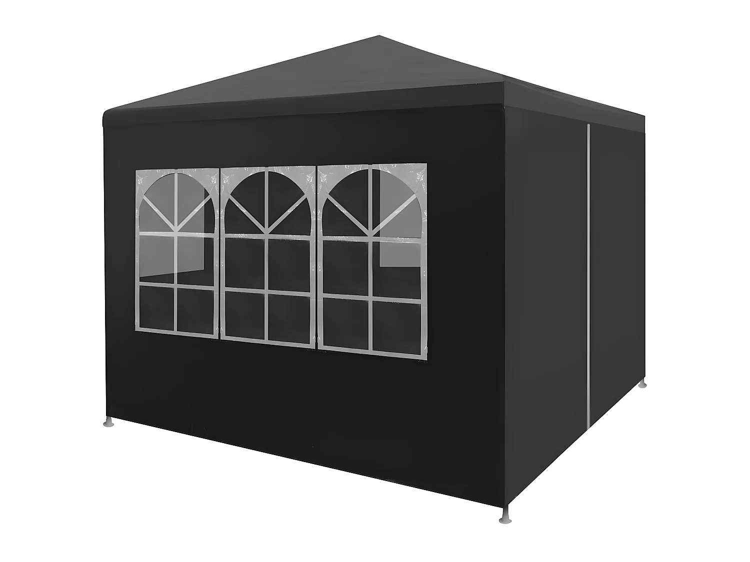 Tenda para festas 3x3 m antracite PT894199