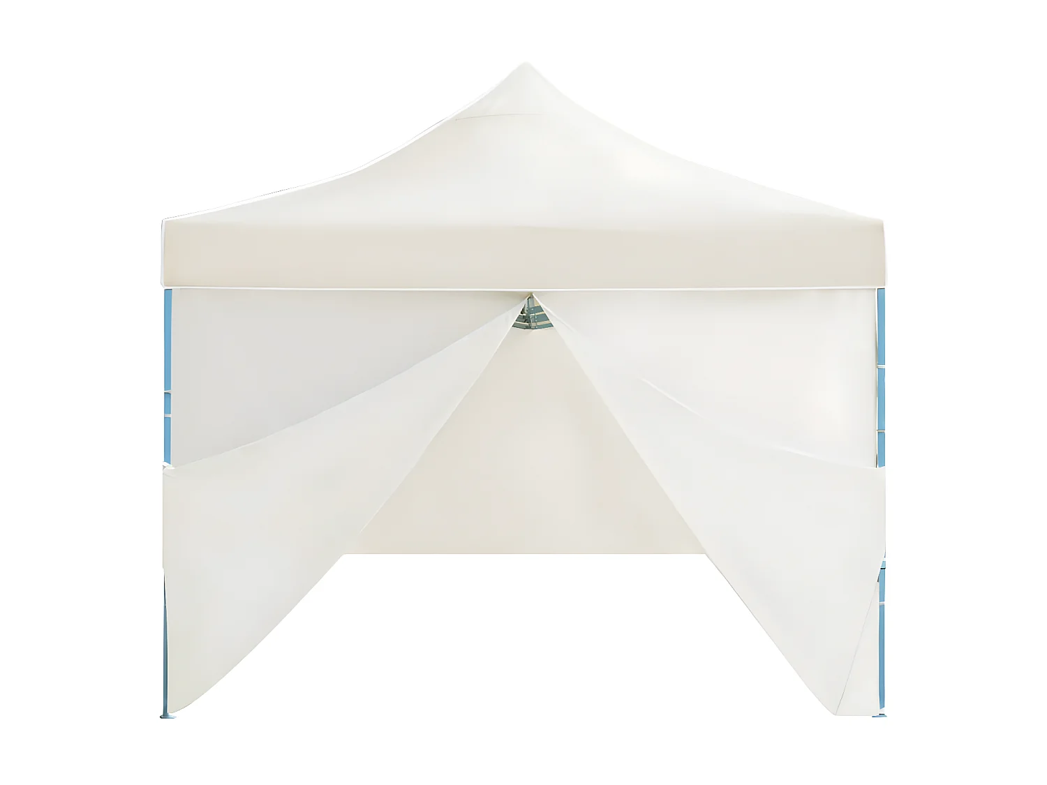 Tenda para festas pop-up dobrável c/ 8 paredes 3x9 m creme PT409698