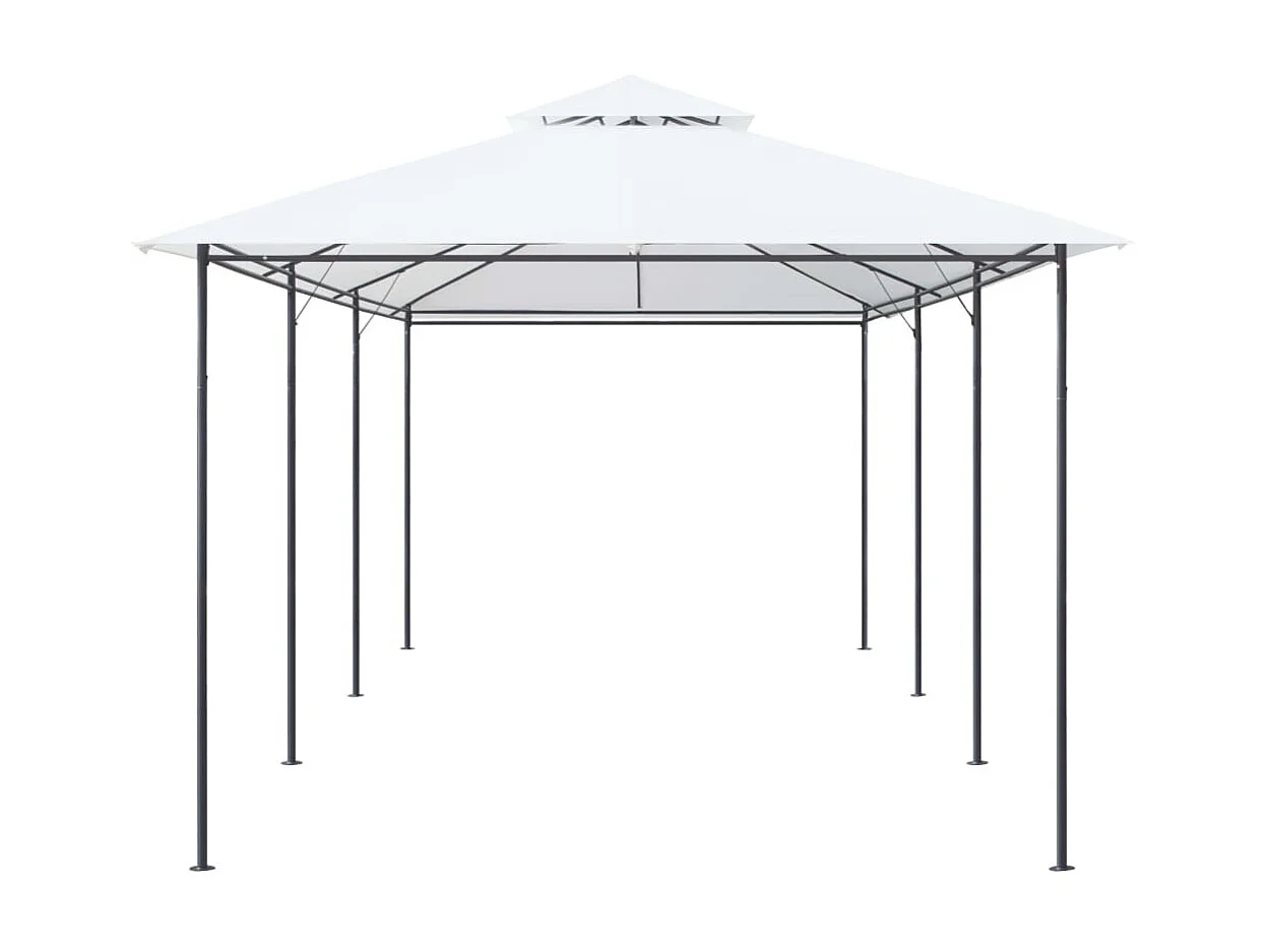 Tonnelle 600x298x270 cm Blanc 180 g/m² WVGQ7306