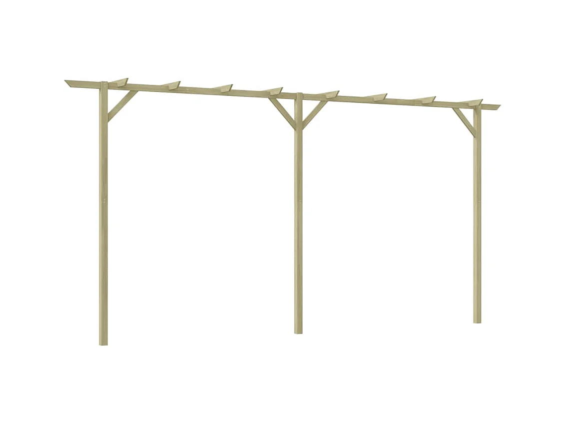 Pergola de jardin 400 x 40 x 205 cm Bois WVGQ1555