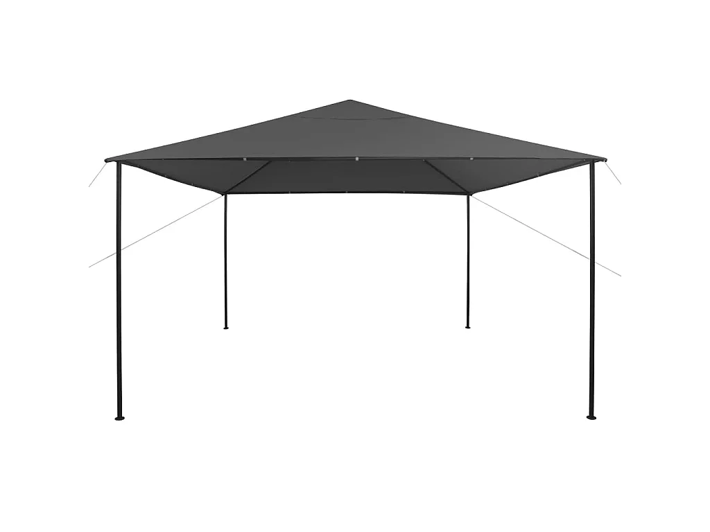 Tonnelle 4x4x3 m Anthracite 180 g/m² WVGQ2301