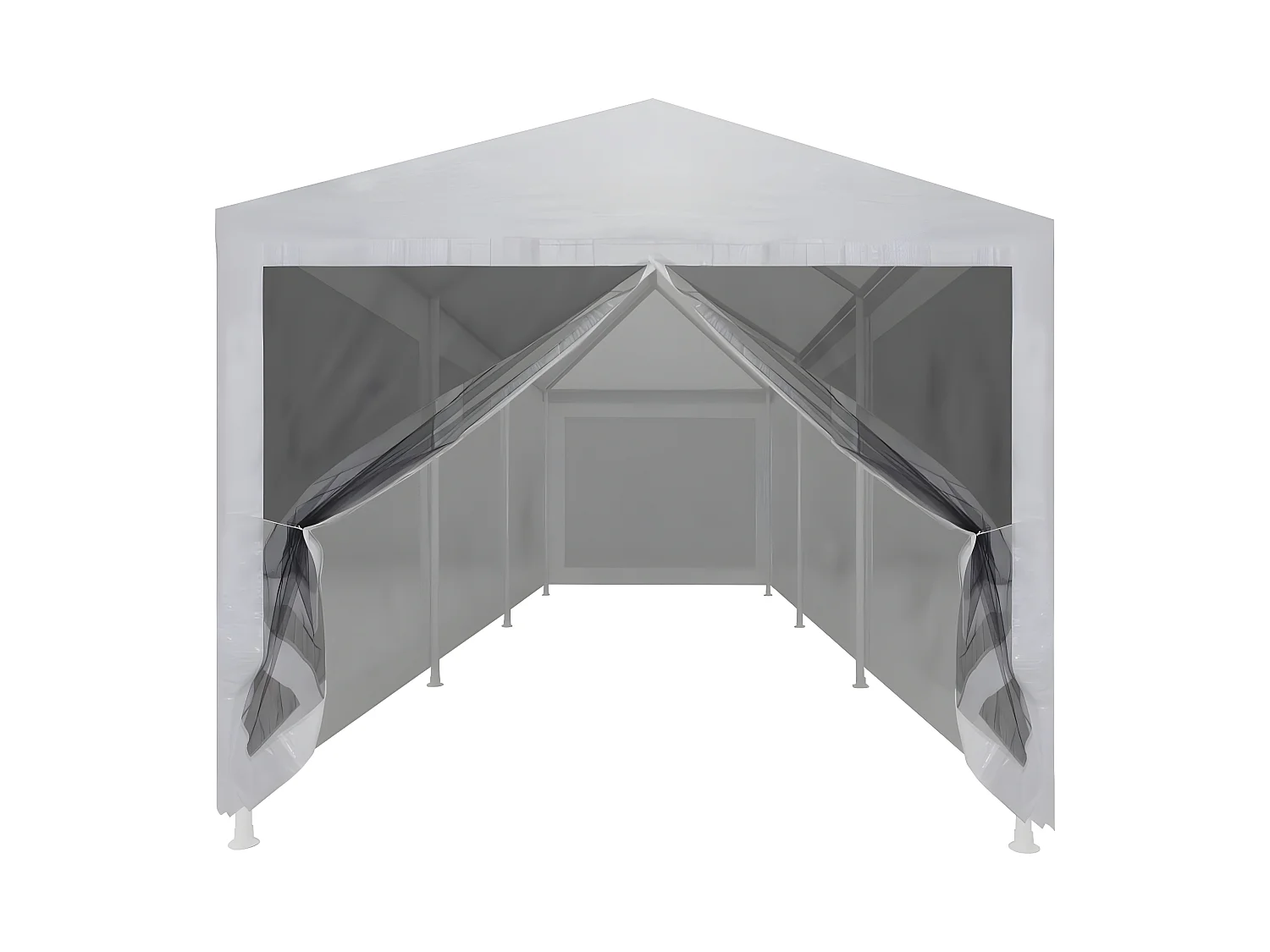 Tente de réception avec 8 parois en maille 9 x 3 m WVGQ2169